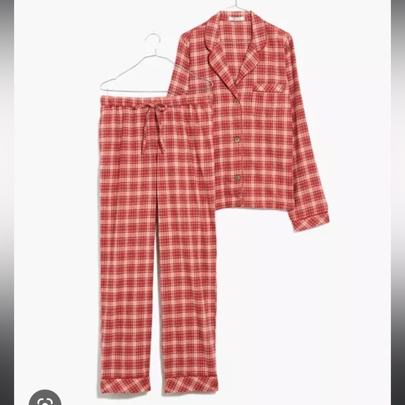 NWOT Madewell flannel bedtime pajamas - Picture 2 of 2
